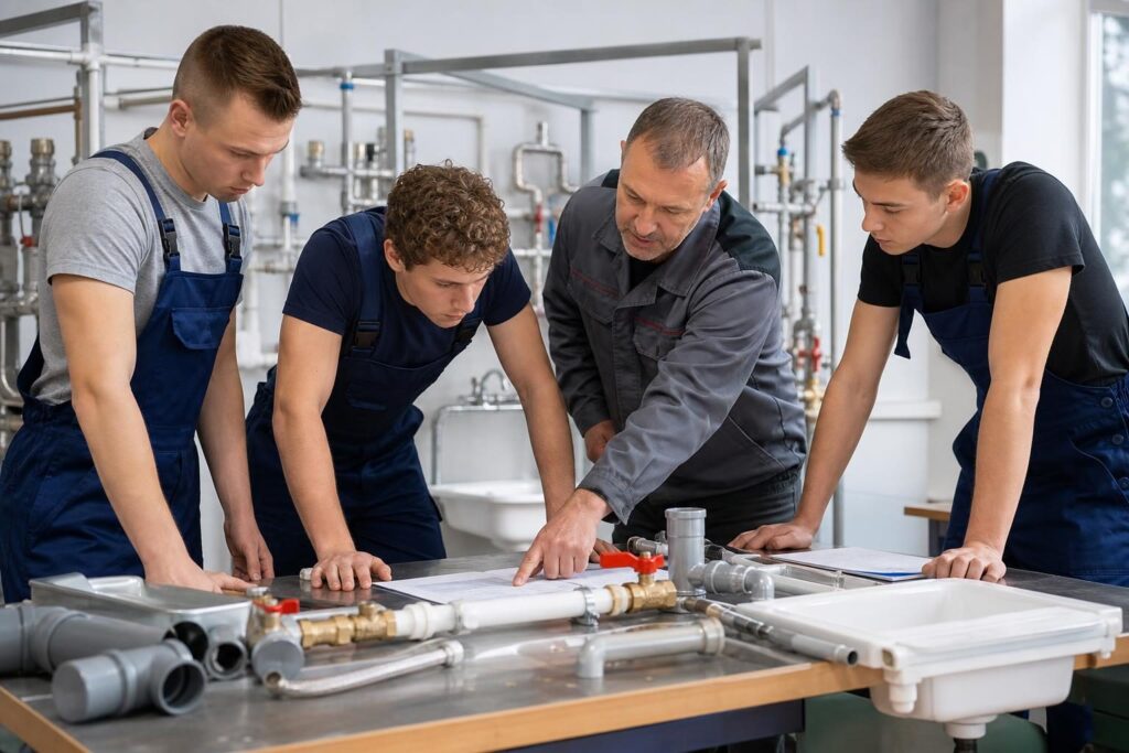 Jakie kwalifikacje są potrzebne do montażu instalacji sanitarnych?