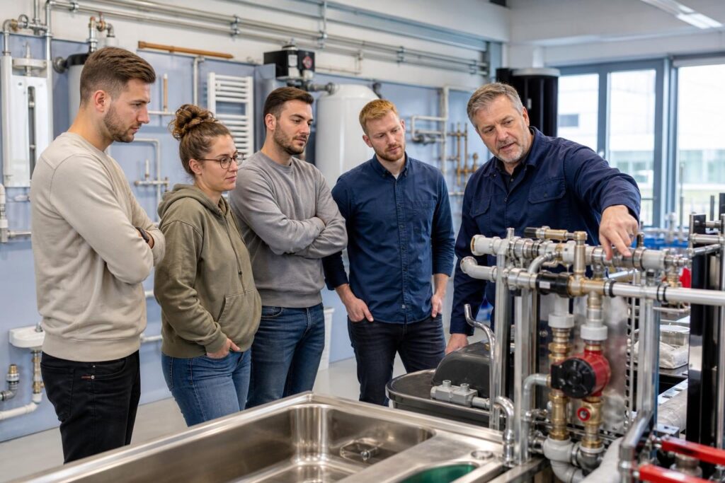 Kurs instalacji sanitarnych Kraków – dla kogo?