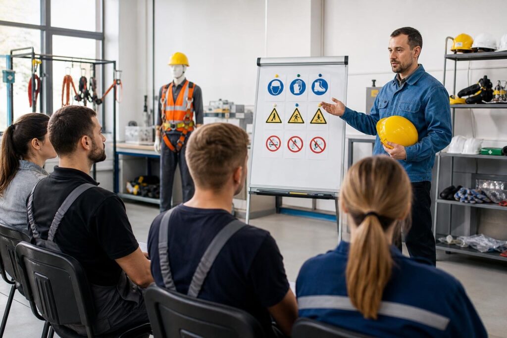 Szkolenie BHP dla pracowników na stanowiskach robotniczych – co obejmuje?